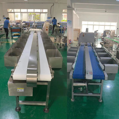 1000 - 6000BPH Máquina de classificação de peso para linha de abate de frangos