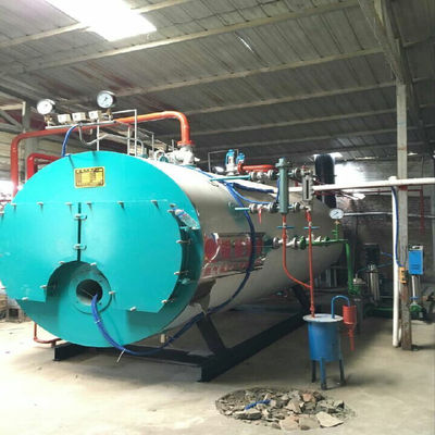Caldeira a vapor a gás diesel eléctrica de 500 kg Nível elevado de segurança para aquecimento