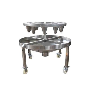 Máquina de abate de aves de capoeira semiautomática Linha de processamento de eficiência para fazendas