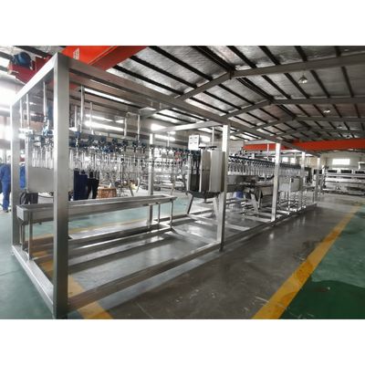Linha de abate de frangos 220V / 380V 500 Bph Solução de processamento de aves de capoeira