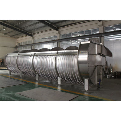 Máquina de pré-aquecimento de parafusos em espiral grande para máquinas de plantas de processamento de aves de capoeira